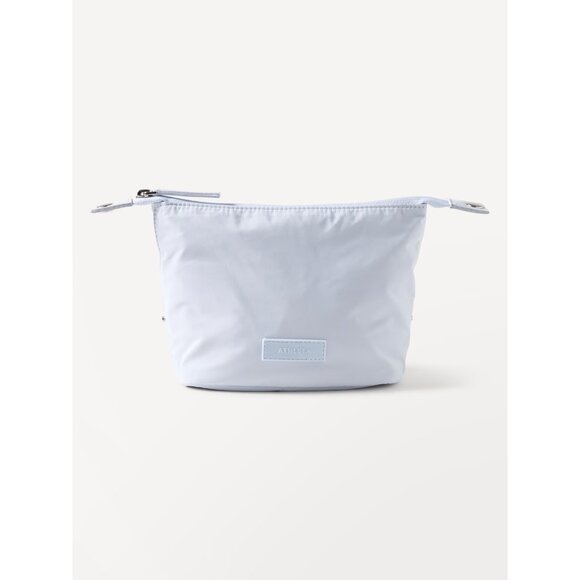 Athleta All About Small Cosmetic Pouch Gossamer Blue Makeup Bag - Picture 1 of 2